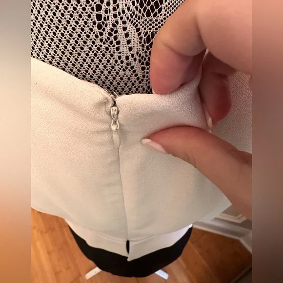 Jax Rhinestone Glam Peplum Cocktail Dress - Women’s Size 4 - Picture 7 of 12